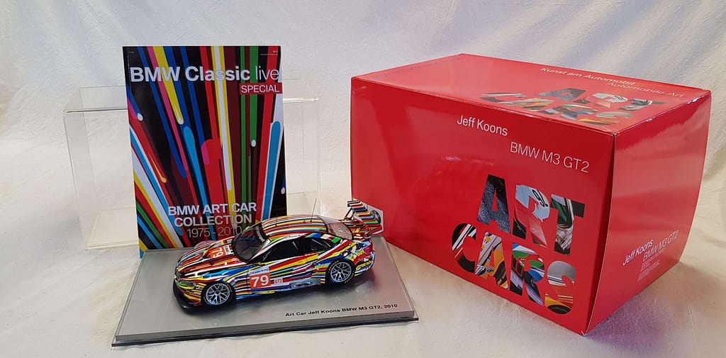 Jeff Koons BMW M3 GT2 - Art Car Miniature