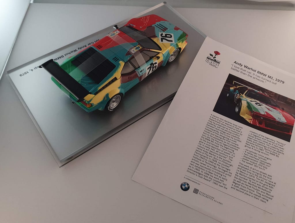 Andy Warhol Bmw M1 Group 4 - 1979 - Art Car Miniature