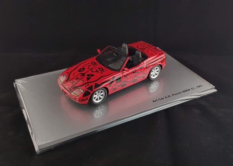 A.R Penck Bmw Z1 Original Art Car replica in 1:18 scale
