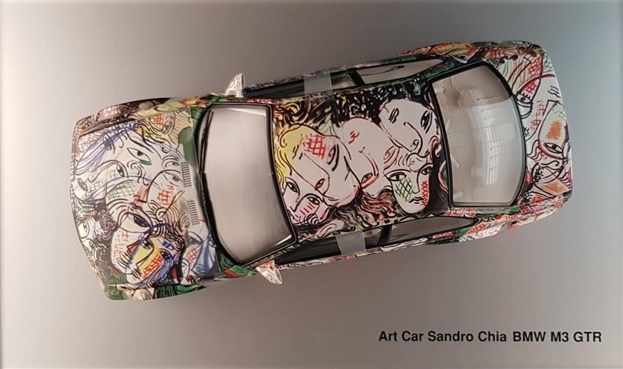 Sandro Chia BMW M3 GTR - Art Car Miniature
