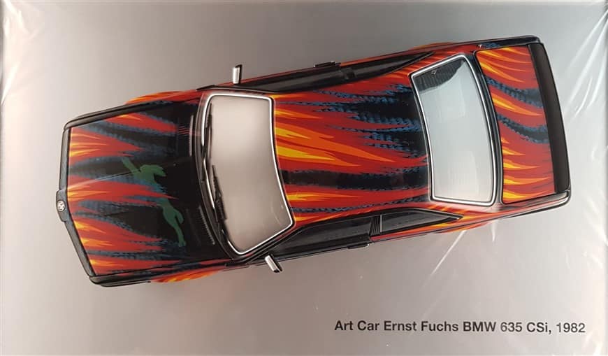 Ernst Fuchs Bmw Art Car - 635 CSi 1982 - Artcarminiature