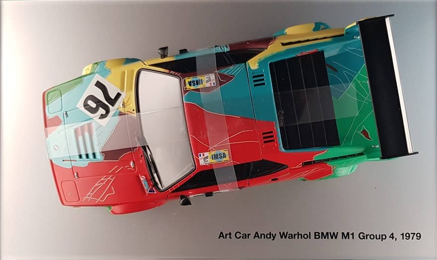Andy Warhol Bmw M1 Group 4 - 1979 - Art Car Miniature